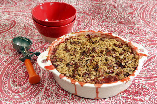 Strawberry-rhubarb crisp